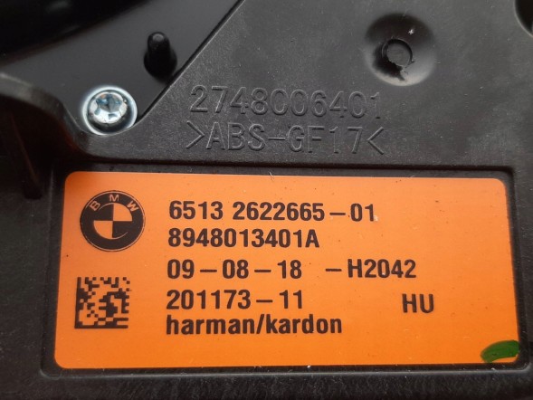 BMW OE Аудіокомплект BMW 3 G20 G21 65128720174
