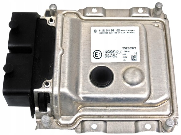 Fiat OE 55260371 0 261 S09 348 БЛОК КЕРУВАННЯ ДВИГУНА (ECU) FIAT DOBLO 1.4 55260371 0261S09348