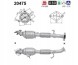CHINA 20475 As catalyst asc20475 каталізарот форд 1,5/1,6 ecoboost куга 12- євро 5