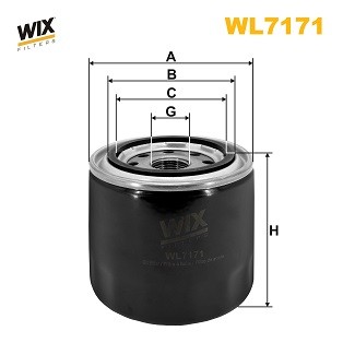 WL7171 WIX FILTERS Фільтр оливи