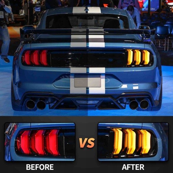 Китай Ford Mustang 2015-2021 лампи задні VLAND Ліва Права