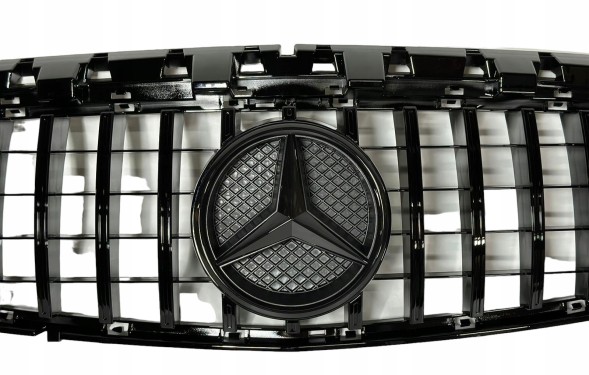 PELOPTICAR A1170344 + A0008880060 ГРИЛЬ АТРАПА PANAMERICANA ЗІРКА MERCEDES CLA C117 W117 13-17 ЧОРНИЙ