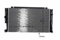 Mahle CR 775 001S Радіатор, система охолодження двигуна mahle cr 775 001s