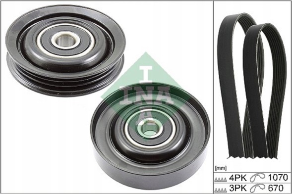 Schaeffler INA 529 0228 10 Комплект багатоклинових ременів