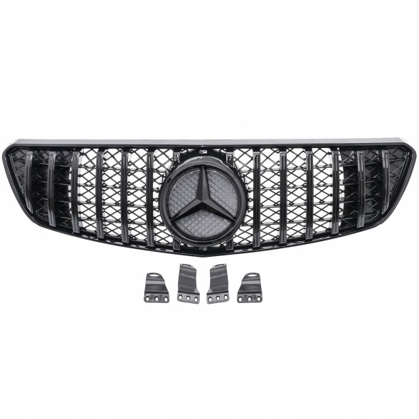 PELOPTICAR A2518811 РЕШІТКА РАДІАТОРА MERCEDES R-KLAS W251 V251 R251 PANAMERICANA 06-13 ЧОРНА