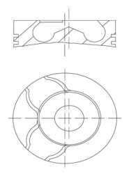 021 58 02 MAHLE ORIGINAL Поршень РОЗПРОДАЖ