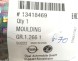 Opel OE 13418469 Opel Meriva B після ліфтингу - емблема хром атрапи НОВА оригінал GM