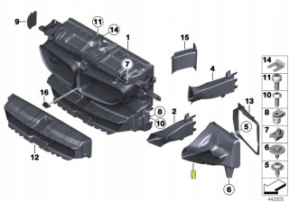 BMW OE 51747370385 Канальний радіатор охолодження тунель BMW F06 F12 F13