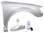Китай jdj1030 Переднє крило Audi A3 8P праве, колір LY7W, нове + підфарбовування