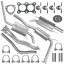 Ferroz ADMT-W2S2J7A Комплект глушника vw t4 96-03 2.0 2.5 bus swb та lwb