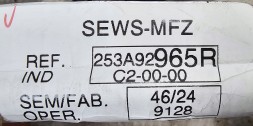 Renault OE 253A92965R RENAULT OE ORG НОВИЙ ОРИГІНАЛЬНИЙ ДРІТ БАМПЕРА RENAULT CAPTUR II LIFT 2024- 253A92965R