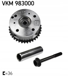 SKF VKM 983000 Колесо змінних фаз грм audi a1, a3, seat alhambra, altea, altea xl,