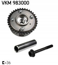 SKF VKM 983000 Колесо змінних фаз грм audi a1, a3, seat alhambra, altea, altea xl,