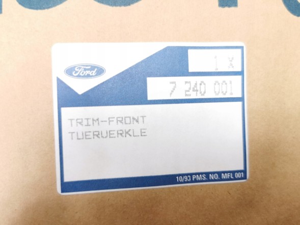 Ford OE Бекон дверей лівий передній Ford Escort 92/- OE 7240001