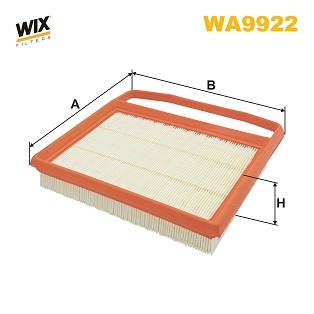 WA9922 WIX FILTERS Фільтр повітряний