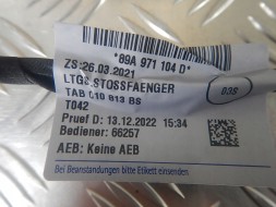 Audi OE AUDI89A971104D AUDI Q4 E-TRON ВСТАНОВЛЕННЯ PDC ПРОВОД, ЗАДНИЙ БАМПЕР 89A971104D НОВИЙ