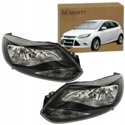 Mertt MRT-2034108 ФАРА ЛІВА ПРАВА ЧОРНА ДЛЯ FORD FOCUS 2011-2014 КОМПЛЕКТ