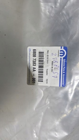 Mopar 68087383AA Чохол для зберігання та транспортування панелей даху Jeep Wrangler 07-17