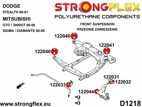 Strongflex 5902553576627 Комплект спортивної підвіски - Dodge Stealth (90-01)