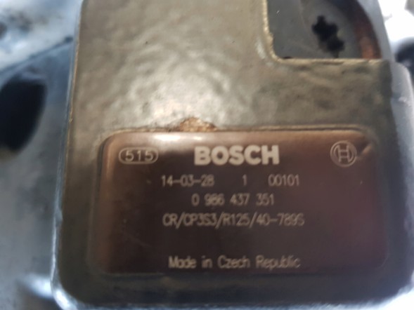 MAN OE 0986437351 Паливний насос високого тиску Man TGX d2066