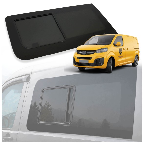 CHROMEMASTER CH-GL-0142-S14 Переднє ліве розкривне бічне скло для OPEL VIVARO-E I 2020- (L2 / L3)