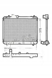 Denso DRM47008 Охолоджувач води drm47008 denso