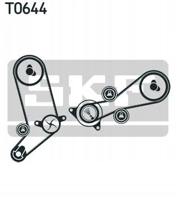 SKF VKMA 01270 Комплект ременя грм vkma 01270 skf vw