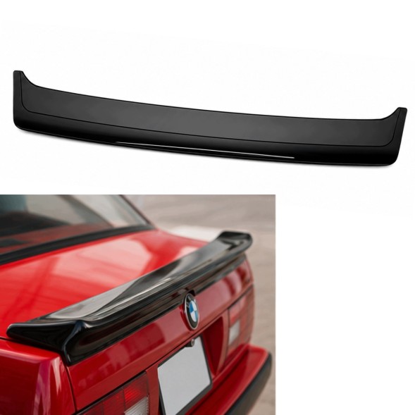 Китай 608944 Спойлер-накладка на багажник BMW E30 Седан Купе Чорний Глянець Gloss Black