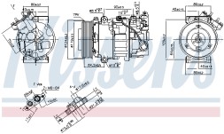 890299 NISSENS Компресор кондиціонера First Fit