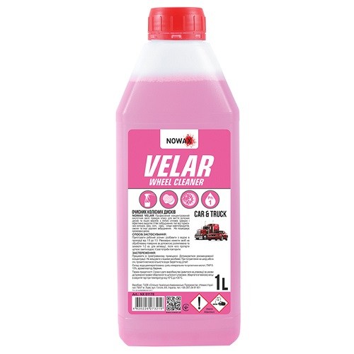 NX01178 NOWAX Очисник дисків NOWAX VELAR WHELL CLEANER 1л