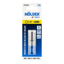 MT7006001 MOLDER Тримач біт магнітний MOLDER автофіксація 60мм 1шт в блістері