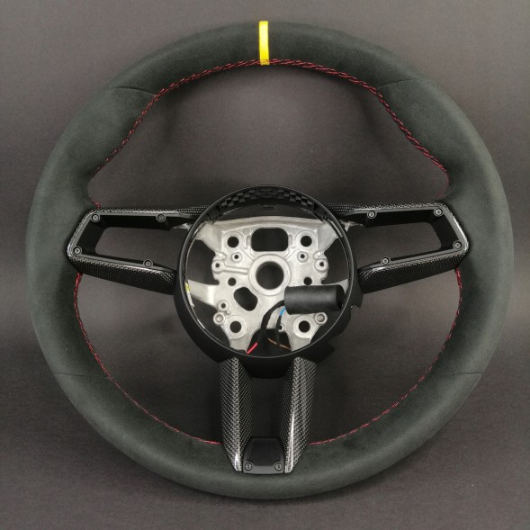 Porsche OE 992.419.091 EDA 35 , 992419091EDA35 Porsche 992 Macan Panamera Taycan Cayenne Кермо CARBON RACE-TEX 36см