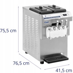 Китай WEW-SC-HP-1025291 Машина для морозива Royal Catering 1350 Вт 16 л/год 3 смаки для гастрономії