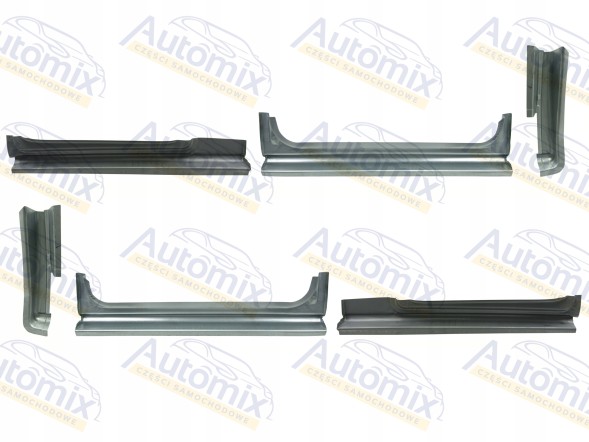 Китай 5065DOPELZLP MB Sprinter 06-18 Doppel / Подвійна Кабіна Пороги / Поріг Кути Комплект!