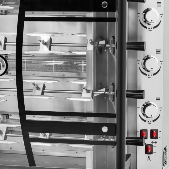 Китай WEW-SC-HP-1026405 Газовий Вертел Royal Catering для Курки 4 Шампури 16.5 кВт