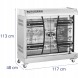Китай WEW-SC-HP-1026405 Газовий Вертел Royal Catering для Курки 4 Шампури 16.5 кВт