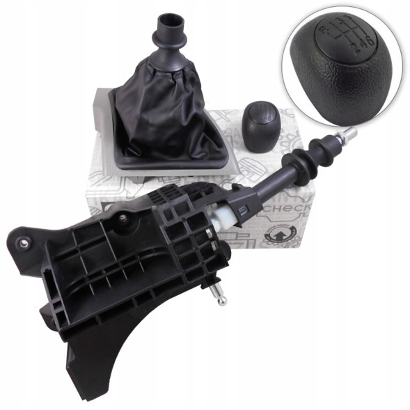 QP 46314090 + GC DUC 06LG + GH BOX 6G Леварик перемикання передач + сильфон citroen jumper peugeot boxer 06- 6b