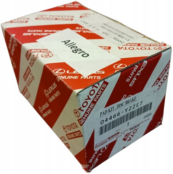 Toyota заводська комплектація 04466-YZZE7 Toyota oe 04466-yzze7 гальмівні колодки задні