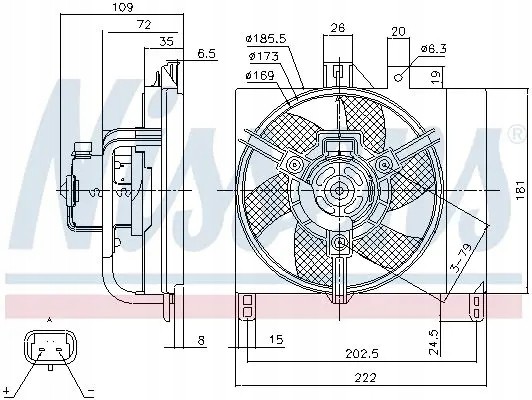 Nissens 85765 Вентилятор радіатора 85765 nissens