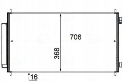 Behr Hella Service 85909927 BRH Brh8fc 351 319-231 конденсатор кондиціонера honda cr + помічник водія #33