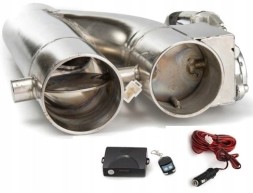 RBS Technology RBS-PY-03 RBS СПОРТИВНА ЕЛЕКТРИЧНА ДРОСЕЛЬНА ЗАСЛІНКА ТЮНІНГ 2x МЕТЕЛИКИ Y-PIPE 2,5-ДЮЙМОВА