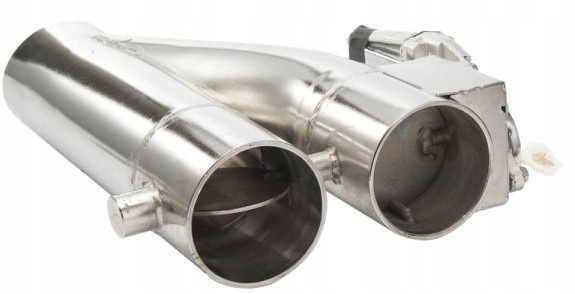 RBS Technology RBS-PY-03 RBS СПОРТИВНА ЕЛЕКТРИЧНА ДРОСЕЛЬНА ЗАСЛІНКА ТЮНІНГ 2x МЕТЕЛИКИ Y-PIPE 2,5-ДЮЙМОВА