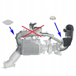 Tafmet EDEL_B57 Комплект заглушок для видалення клапана EGR BMW 3.0 B57 B57T B57O