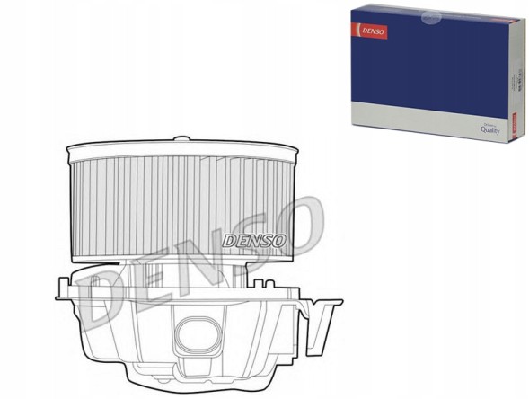 Denso DENDEA23014/RS2 Вентилятор повітродувки denso 7701060015 7701209802