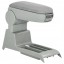 VidaXL G10235390 Регульований підлокітник зі schowkiem для VW Polo/Cross Polo 2001-2009, сірий