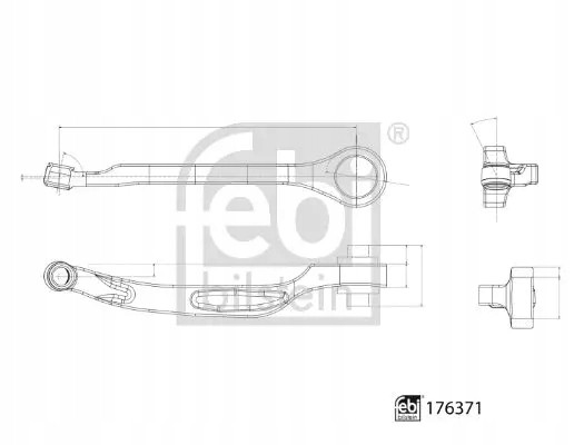 Febi bilstein 176371 Маятник лівий передній поперечний 176371 febi bilstein