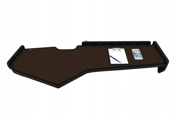 F-CORE FT38 BROWN TIR довга полиця MAN TGX 21 - подвійна LED екошкіра
