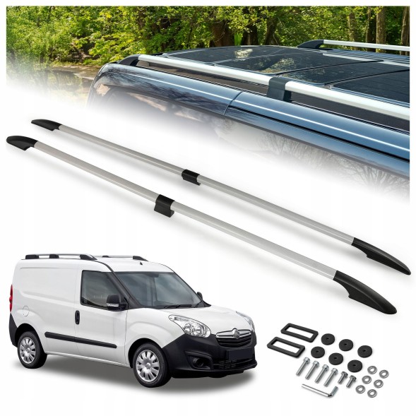 CHROMEMASTER OM-RR-D0042L-002 Багажник на дах рейлінги для OPEL COMBO D 2012-2018 LONG | ДОВГИЙ