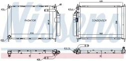 Nissens 68747 Інтегрований радіатор двигуна 68747 nissens