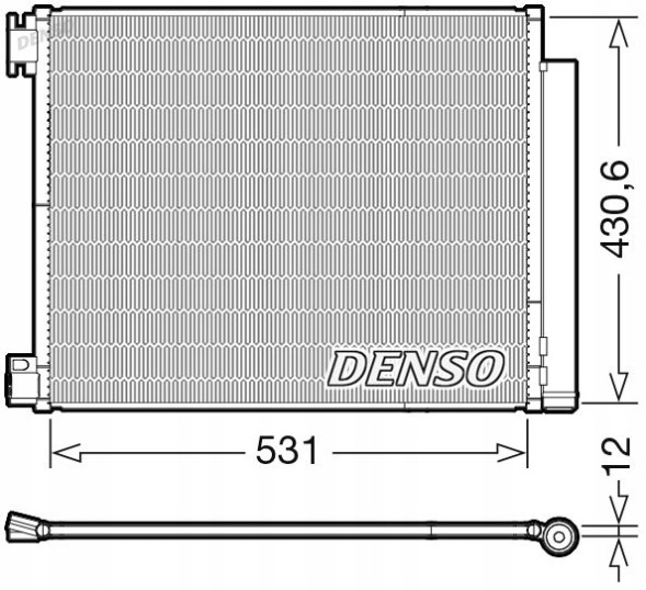 Denso DCN23039 Denso dcn23039 конденсатор, кондиціонер